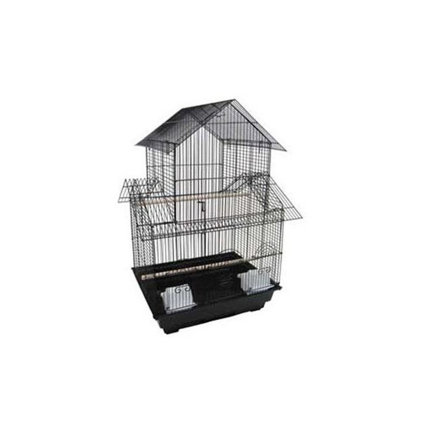 Yml YML 5844BLK Pagoda Small Bird Cage in Black 5844BLK